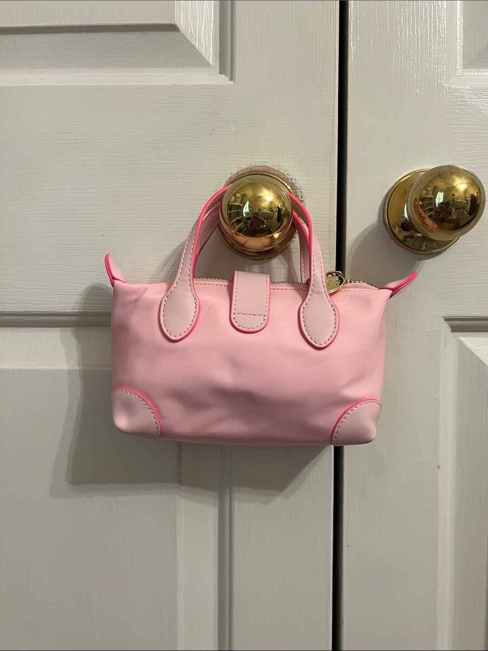 Stoney Clover Lane Pink Mini Tote with Gold Heart Accent - Picture 2 of 5